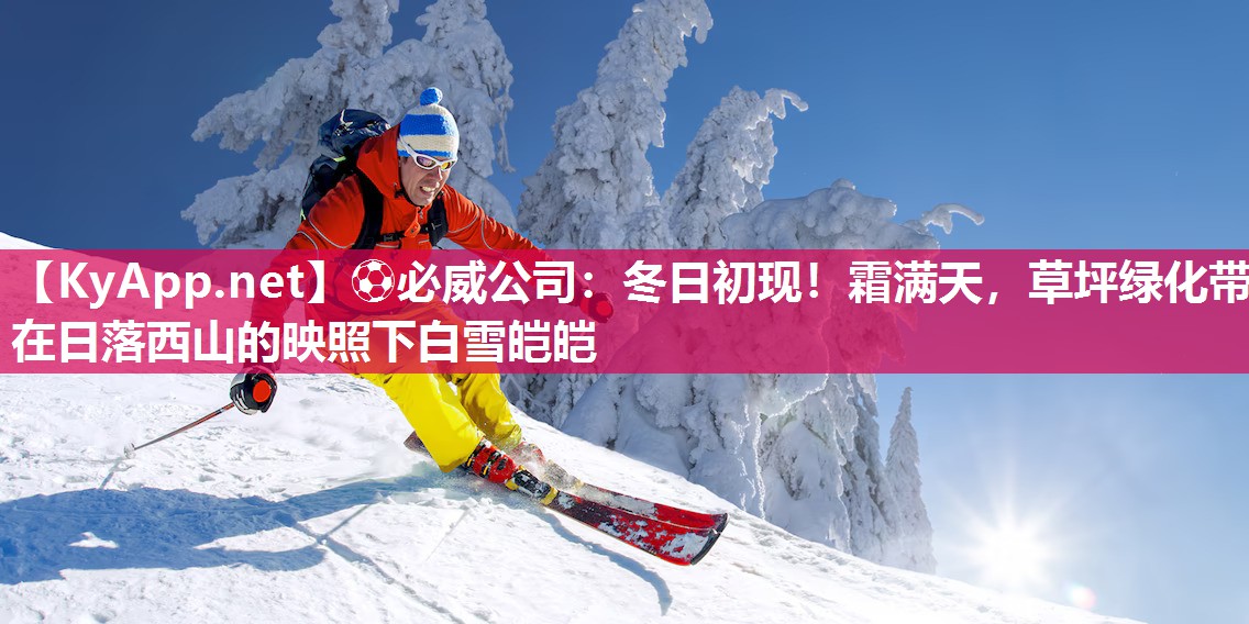 ?必威公司：冬日初現(xiàn)！霜滿天，草坪綠化帶在日落西山的映照下白雪皚皚